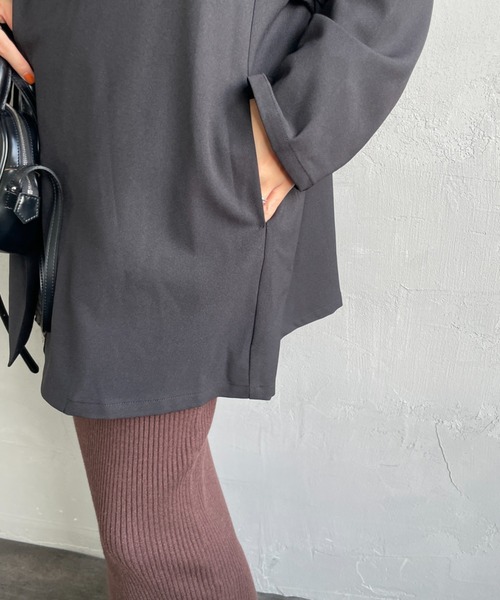 セール】[mizuiro ind/ミズイロインド] テーラード シャツジャケット