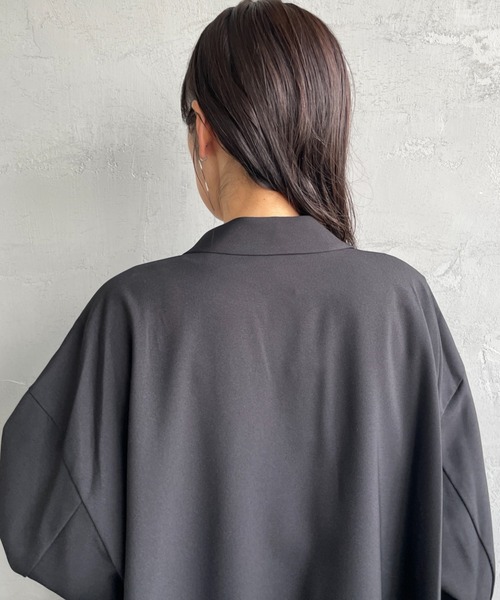 mizuiro ind/ミズイロインド] テーラード シャツジャケット