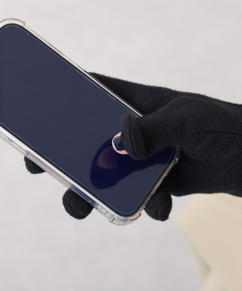 PAPILLONNER（パピヨネ）の「ビット付きグローブ（手袋・レディース・ブラック/ベージュ・FREE）」の6枚目の写真