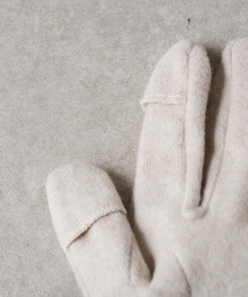 PAPILLONNER（パピヨネ）の「ビット付きグローブ（手袋・レディース・ブラック/ベージュ・FREE）」の12枚目の写真