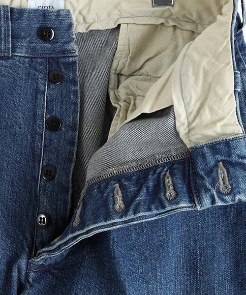 CIOTA（シオタ）の「CIOTA / シオタ：Denim Slacks：PTLM-16DS-PIMDBL-D[STD]（デニムパンツ・メンズ・ブルー系その他・4）」の3枚目の写真