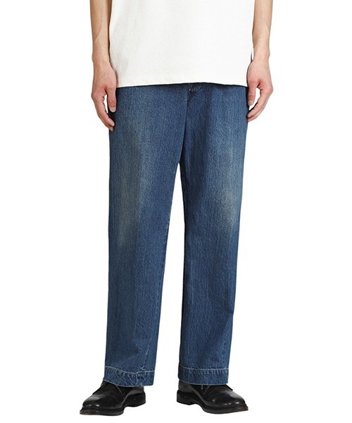 CIOTA（シオタ）の「CIOTA / シオタ：Denim Slacks：PTLM-16DS-PIMDBL-D[STD]（デニムパンツ・メンズ・ブルー系その他・4）」の7枚目の写真