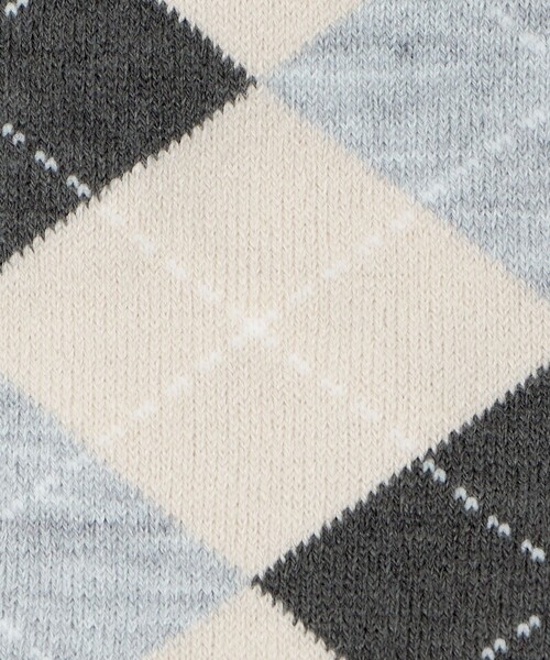 UNITED ARROWS（ユナイテッドアローズ）の「アーガイルソックス（ソックス/靴下・メンズ・オレンジ/オフホワイト/ネイビー/グレー系・FREE）」の5枚目の写真