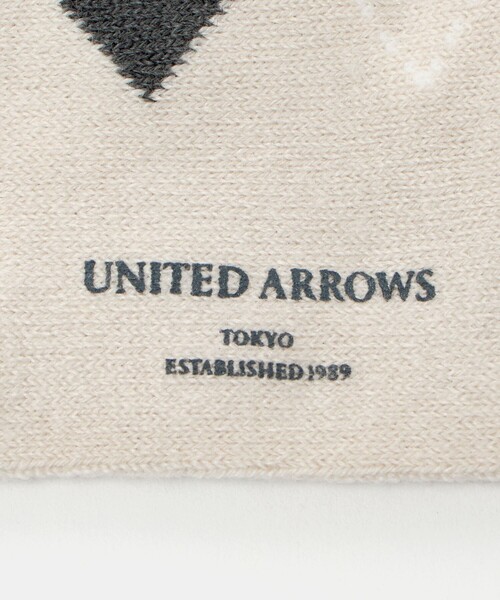 UNITED ARROWS（ユナイテッドアローズ）の「アーガイルソックス（ソックス/靴下・メンズ・オレンジ/オフホワイト/ネイビー/グレー系・FREE）」の6枚目の写真