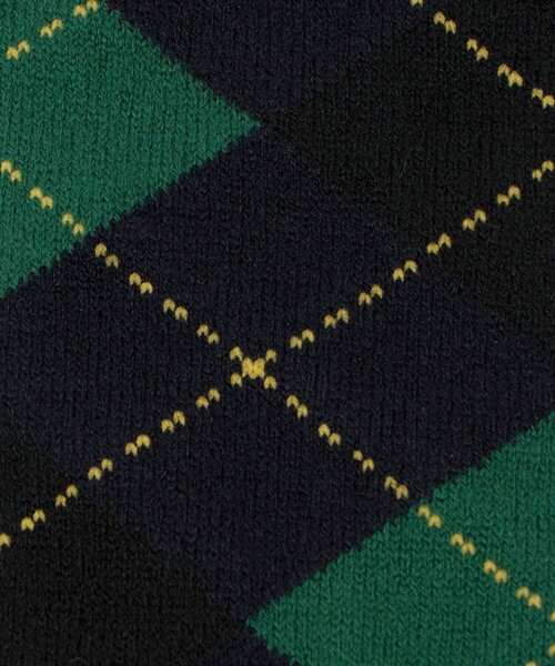 UNITED ARROWS（ユナイテッドアローズ）の「アーガイルソックス（ソックス/靴下・メンズ・オレンジ/オフホワイト/ネイビー/グレー系・FREE）」の11枚目の写真