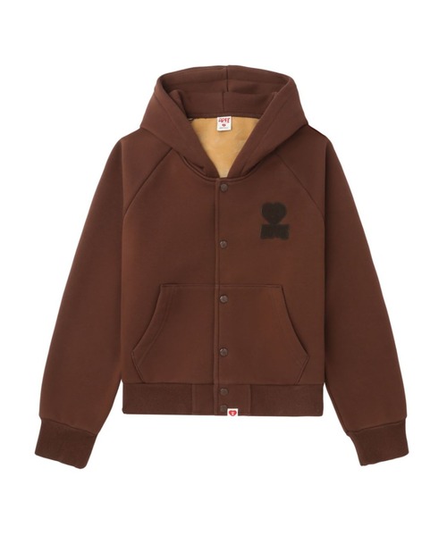 SUEDE PATCH BONDED PILE BASEBALL JACKET（ブルゾン）｜A BATHING APE