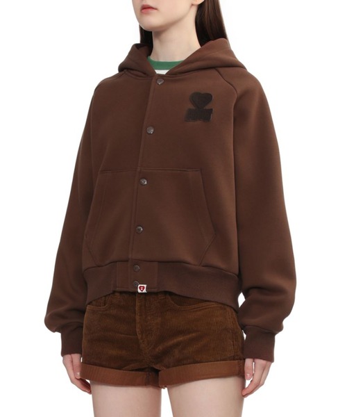 A BATHING APE(アベイシングエイプ)の「SUEDE PATCH BONDED PILE BASEBALL JACKET(ブルゾン・レディース・ベージュ/ブラウン・X-SMALL/SMALL)」の5枚目の写真