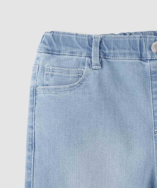 NAVY(ネイビー)の「NAVY のびるモン デニムストレッチスキニーリブパンツ(デニムパンツ・キッズ・ネイビー/ブルー・120/160/150/140/130)」の8枚目の写真