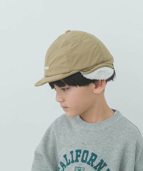URBAN RESEARCH DOORS（アーバンリサーチドアーズ）の「耳当て付きキャップ(KIDS)（その他小物・キッズ・ブラック/ベージュ・ONE）」の6枚目の写真