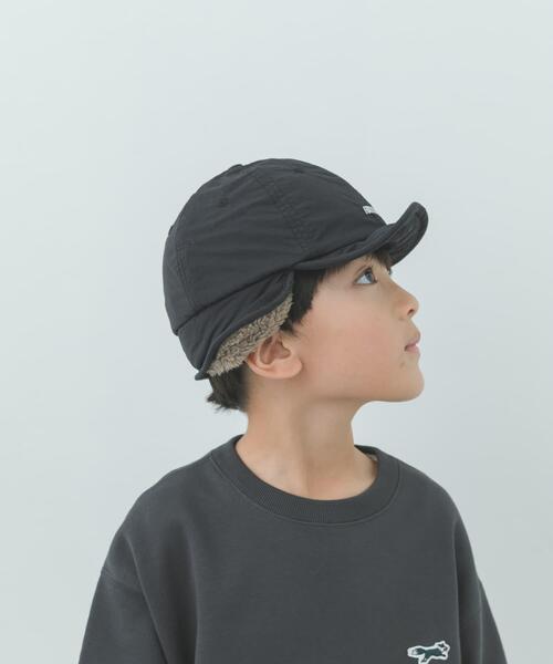 URBAN RESEARCH DOORS（アーバンリサーチドアーズ）の「耳当て付きキャップ(KIDS)（その他小物・キッズ・ブラック/ベージュ・ONE）」の12枚目の写真