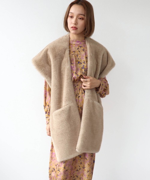 セール】ミンクエコファーストール（ストール/ショール）｜Three Four