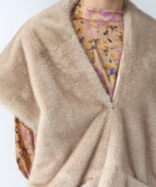 ミンクエコファーストール（ストール/ショール）｜Three Four Time