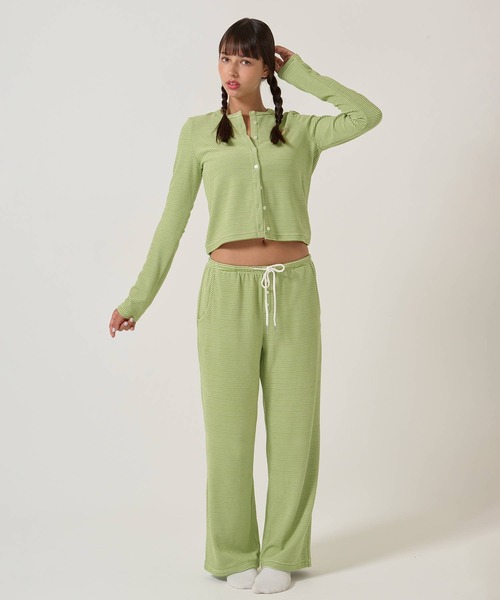 TINA：JOJUN（ティーナジョジュン）の「ドローストリング ボーダーパンツ TINA：JOJUN（その他パンツ・レディース・ブルー/グリーン・M/S）」の12枚目の写真