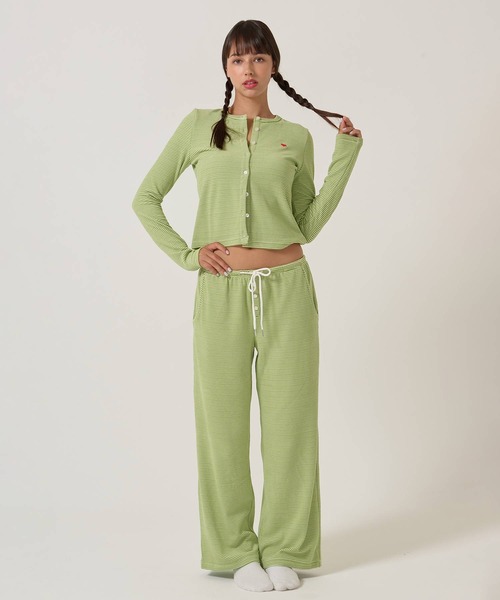 TINA：JOJUN（ティーナジョジュン）の「ドローストリング ボーダーパンツ TINA：JOJUN（その他パンツ・レディース・ブルー/グリーン・M/S）」の13枚目の写真