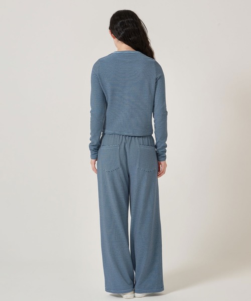 TINA：JOJUN（ティーナジョジュン）の「ドローストリング ボーダーパンツ TINA：JOJUN（その他パンツ・レディース・ブルー/グリーン・M/S）」の17枚目の写真