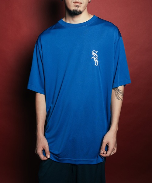 SBCY Sport（エスビーシーワイスポーツ）の「Dry tee S/S-CROWD-（Tシャツ/カットソー・メンズ・ホワイト/ブラック/ブルー・XX-LARGE/X-LARGE/LARGE/MEDIUM）」の3枚目の写真