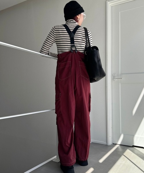 CFT.（シフト）の「ステッチサスペンダーカーゴパンツ（カーゴパンツ