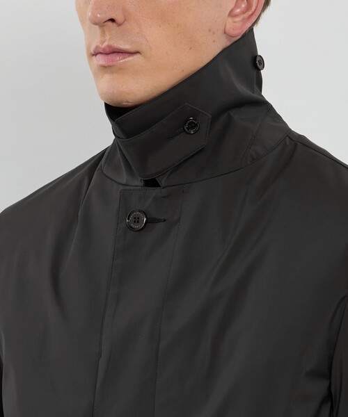 MACKINTOSH LONDON（マッキントッシュ ロンドン）の「【WEB・一部店舗限定】【DUNFORD SHORT】3レイヤーステンカラーコート（ステンカラーコート・メンズ・ブルー系その他7/ブラック・36/42/40/38）」の8枚目の写真