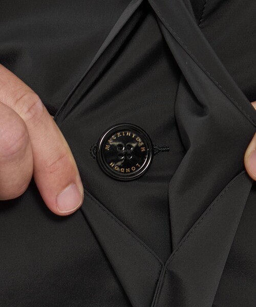 MACKINTOSH LONDON（マッキントッシュ ロンドン）の「【WEB・一部店舗限定】【DUNFORD SHORT】3レイヤーステンカラーコート（ステンカラーコート・メンズ・ブルー系その他7/ブラック・36/42/40/38）」の7枚目の写真