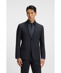 BOSS（ボス）の「スリムフィット スーツジャケット マイクロパターン ストレッチファブリック（テーラードジャケット）」