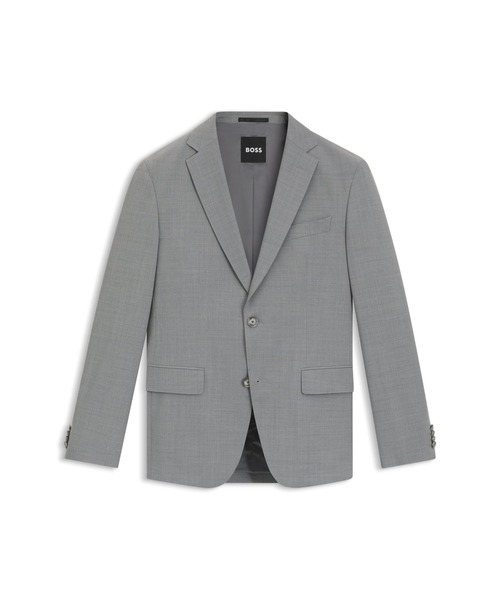 セール】スリムフィット スーツジャケット マイクロパターン
