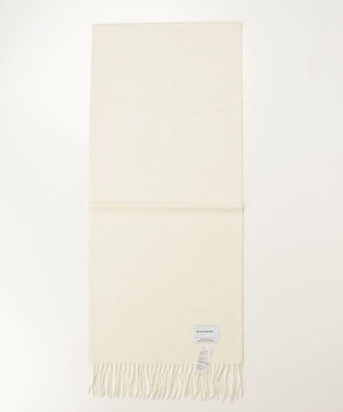 THE INOUE BROTHERS（ザイノウエブラザーズ）の「【The Inoue Brothers】イノウエ ブラザーズ Brushed Scarf（ストール/ショール・メンズ・ブラック/グレイッシュベージュ/カーキ/ライトグレー/ブラウン/ベージュ系その他/キャメル/バーガンディー/ネイビー/ブルー系その他/オレンジ/グレー・FREE）」の5枚目の写真