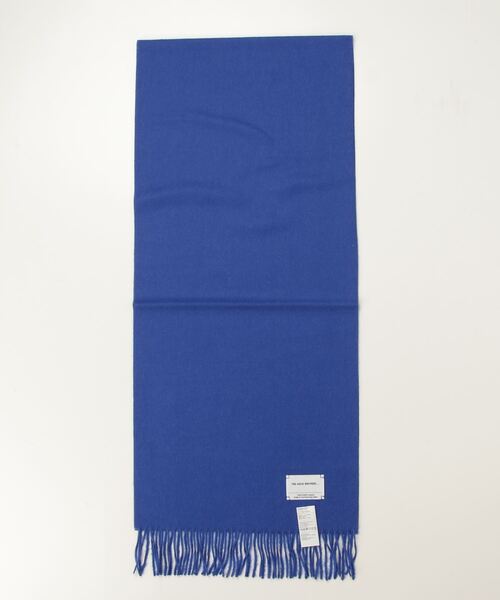 THE INOUE BROTHERS（ザイノウエブラザーズ）の「【The Inoue Brothers】イノウエ ブラザーズ Brushed Scarf（ストール/ショール・メンズ・ブラック/グレイッシュベージュ/カーキ/ライトグレー/ブラウン/ベージュ系その他/キャメル/バーガンディー/ネイビー/ブルー系その他/オレンジ/グレー・FREE）」の9枚目の写真