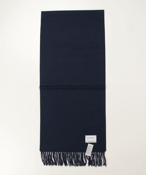 THE INOUE BROTHERS（ザイノウエブラザーズ）の「【The Inoue Brothers】イノウエ ブラザーズ Brushed Scarf（ストール/ショール・メンズ・ブラック/グレイッシュベージュ/カーキ/ライトグレー/ブラウン/ベージュ系その他/キャメル/バーガンディー/ネイビー/ブルー系その他/オレンジ/グレー・FREE）」の8枚目の写真