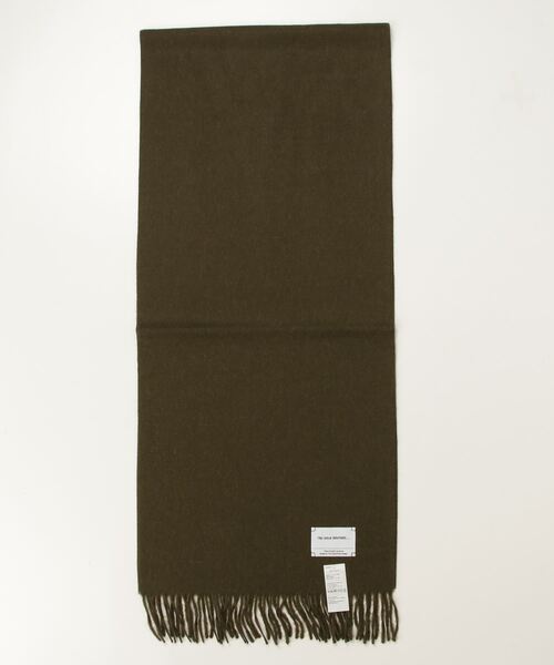 THE INOUE BROTHERS（ザイノウエブラザーズ）の「【The Inoue Brothers】イノウエ ブラザーズ Brushed Scarf（ストール/ショール・メンズ・ブラック/グレイッシュベージュ/カーキ/ライトグレー/ブラウン/ベージュ系その他/キャメル/バーガンディー/ネイビー/ブルー系その他/オレンジ/グレー・FREE）」の7枚目の写真