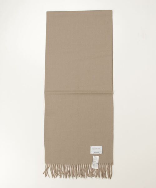 THE INOUE BROTHERS（ザイノウエブラザーズ）の「【The Inoue Brothers】イノウエ ブラザーズ Brushed Scarf（ストール/ショール・メンズ・ブラック/グレイッシュベージュ/カーキ/ライトグレー/ブラウン/ベージュ系その他/キャメル/バーガンディー/ネイビー/ブルー系その他/オレンジ/グレー・FREE）」の6枚目の写真