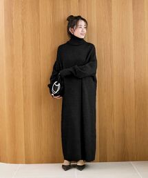 le.coeur blanc | ネックが選べるニットワンピース(ワンピース)