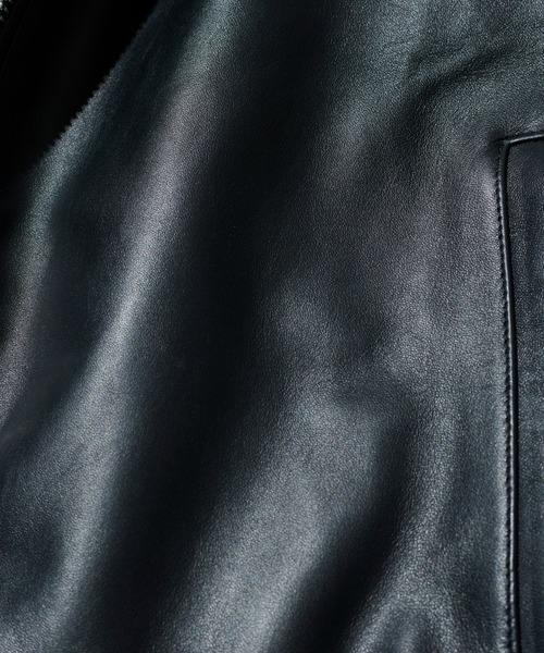 ACANTHUS(アカンサス)の「ACANTHUS:EMMETI x ACANTHUS"JURI"(ライダースジャケット・メンズ・ブラック・L/M)」の5枚目の写真