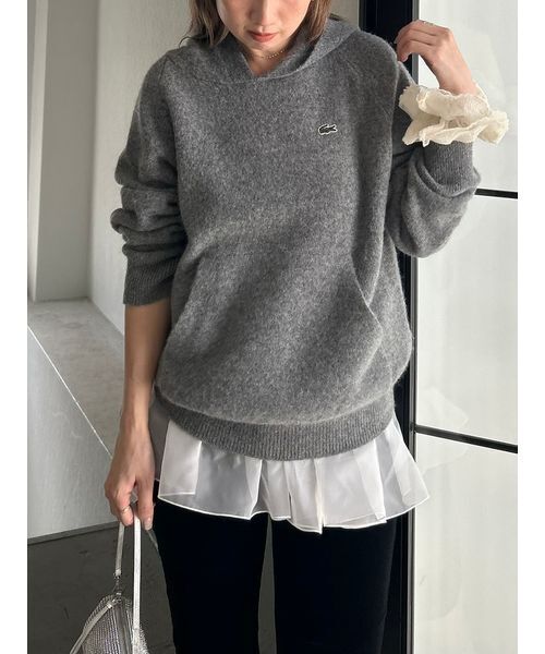 セール】LACOSTE/ニットフーディー（ニット/セーター）｜SNIDEL