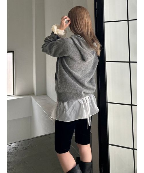 LACOSTE/ニットフーディー（ニット/セーター）｜SNIDEL（スナイデル