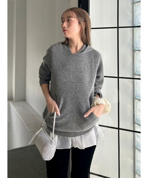 LACOSTE/ニットフーディー（ニット/セーター）｜SNIDEL（スナイデル