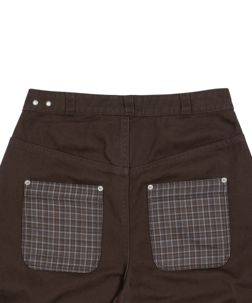 THECOLDESTMOMENT(ザコールデストモーメント)の「TCM check pocket half pants (brown)(その他パンツ・レディース・その他・SMALL/MEDIUM/LARGE)」の5枚目の写真