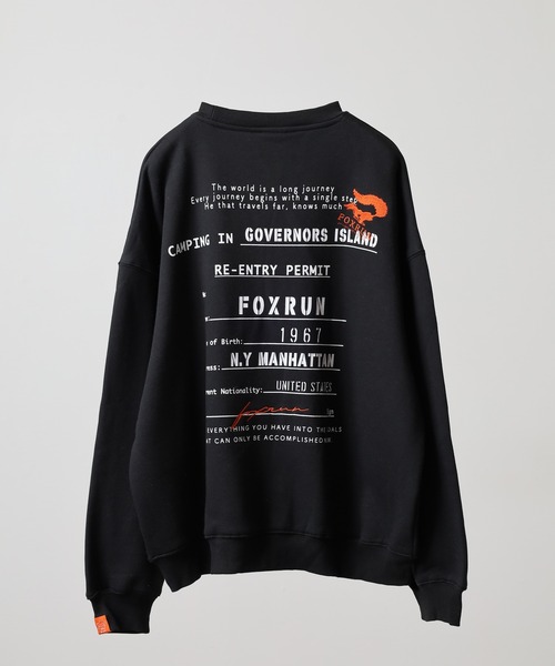 FOXRUN（フォックスラン）の「吸湿発熱　裏起毛スウェット（スウェット・メンズ・ネイビー/ブラック系/杢グレー/ネイビー系/ブラック/グレー系その他/ミックスグレー/アッシュグレー・M/L）」の2枚目の写真