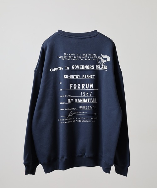 FOXRUN（フォックスラン）の「吸湿発熱　裏起毛スウェット（スウェット・メンズ・ネイビー/ブラック系/杢グレー/ネイビー系/ブラック/グレー系その他/ミックスグレー/アッシュグレー・M/L）」の8枚目の写真