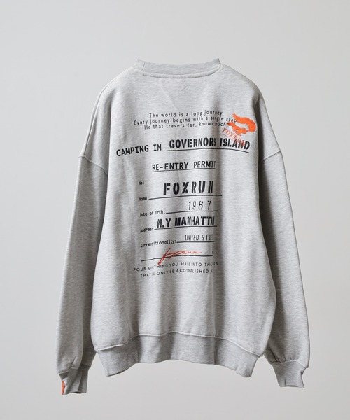 FOXRUN（フォックスラン）の「吸湿発熱　裏起毛スウェット（スウェット・メンズ・ネイビー/ブラック系/杢グレー/ネイビー系/ブラック/グレー系その他/ミックスグレー/アッシュグレー・M/L）」の5枚目の写真