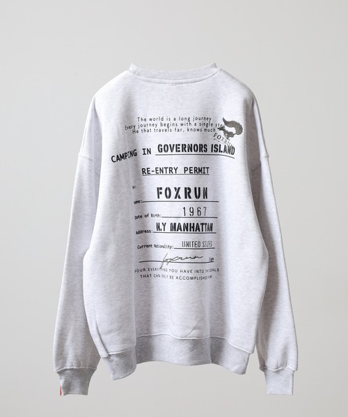 FOXRUN（フォックスラン）の「吸湿発熱　裏起毛スウェット（スウェット・メンズ・ネイビー/ブラック系/杢グレー/ネイビー系/ブラック/グレー系その他/ミックスグレー/アッシュグレー・M/L）」の6枚目の写真