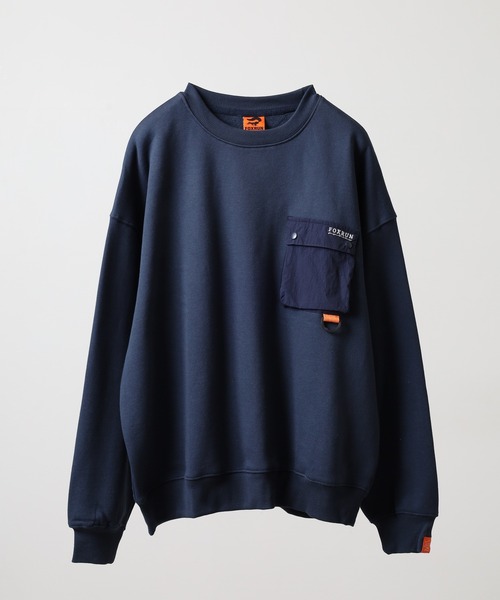 FOXRUN（フォックスラン）の「吸湿発熱　裏起毛スウェット（スウェット・メンズ・ネイビー/ブラック系/杢グレー/ネイビー系/ブラック/グレー系その他/ミックスグレー/アッシュグレー・M/L）」の7枚目の写真