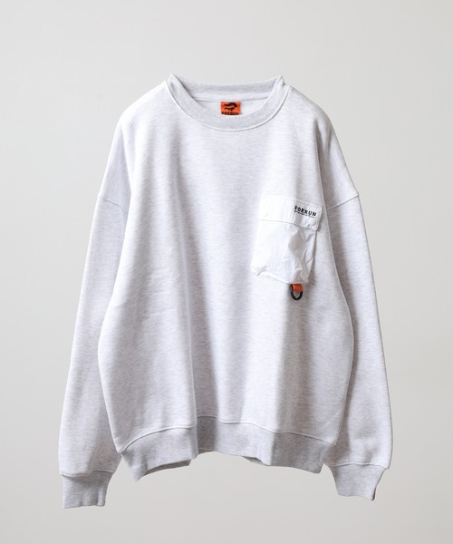 FOXRUN（フォックスラン）の「吸湿発熱　裏起毛スウェット（スウェット・メンズ・ネイビー/ブラック系/杢グレー/ネイビー系/ブラック/グレー系その他/ミックスグレー/アッシュグレー・M/L）」の3枚目の写真