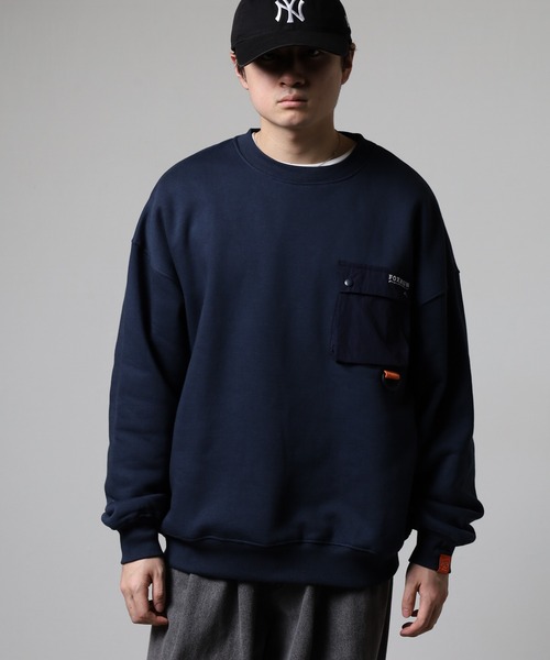 FOXRUN（フォックスラン）の「吸湿発熱　裏起毛スウェット（スウェット・メンズ・ネイビー/ブラック系/杢グレー/ネイビー系/ブラック/グレー系その他/ミックスグレー/アッシュグレー・M/L）」の10枚目の写真