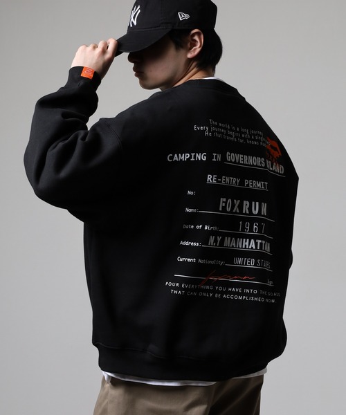 FOXRUN（フォックスラン）の「吸湿発熱　裏起毛スウェット（スウェット・メンズ・ネイビー/ブラック系/杢グレー/ネイビー系/ブラック/グレー系その他/ミックスグレー/アッシュグレー・M/L）」の16枚目の写真