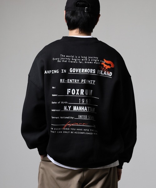 FOXRUN（フォックスラン）の「吸湿発熱　裏起毛スウェット（スウェット・メンズ・ネイビー/ブラック系/杢グレー/ネイビー系/ブラック/グレー系その他/ミックスグレー/アッシュグレー・M/L）」の15枚目の写真