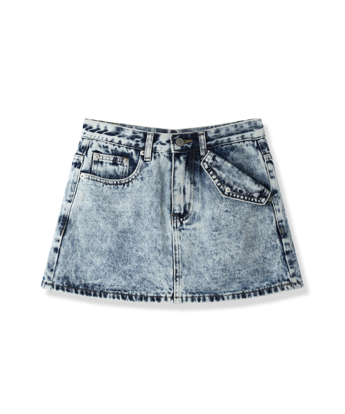 AVANDRESS(アバンドレス )の「Ava Denim Mini Skirt BLUE(スカート・レディース・ブルー・MEDIUM/LARGE/SMALL)」の3枚目の写真