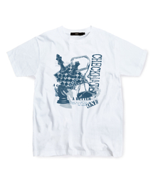 ESCAPEFROM（エスケープフロム）の「Chess on the Board T-Shirt White（Tシャツ/カットソー）」