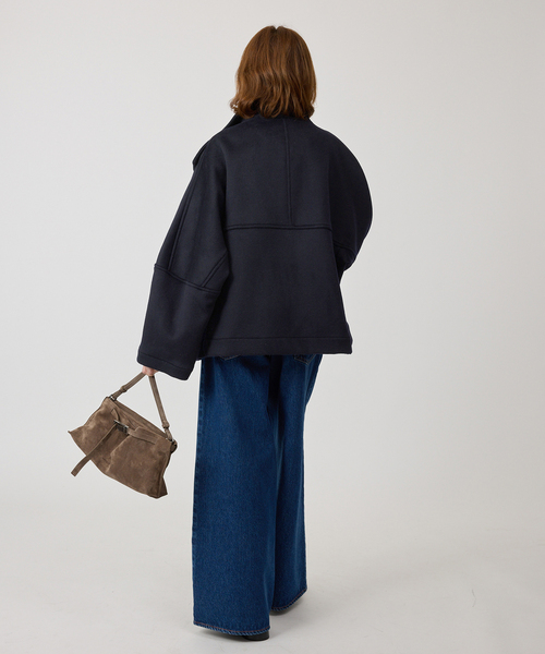 Room no.8(ルームエイト)の「Room no.8 ルームエイト Cash Hi/N Short Dot コート R8C9111 305K(その他アウター・レディース・ネイビー・FREE)」の14枚目の写真