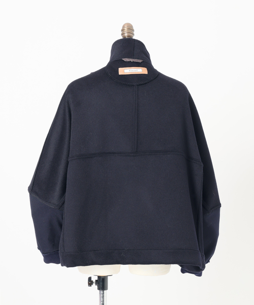 Room no.8(ルームエイト)の「Room no.8 ルームエイト Cash Hi/N Short Dot コート R8C9111 305K(その他アウター・レディース・ネイビー・FREE)」の3枚目の写真
