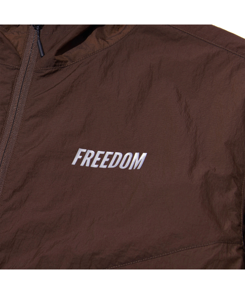 FREEDOM(フリーダム)の「ライトウィンドブレーカー (ブラウン)(ナイロンジャケット・メンズ・その他・XX-LARGE/XXX-LARGE/XXXX-LARGE/LARGE/X-LARGE)」の6枚目の写真